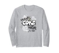 Coca-Cola Enjoy Ice Cold Coke Retro Graffiti Mural Manga Larga