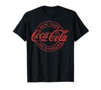 Coca-Cola New York Los Angeles Circle Logo Camiseta