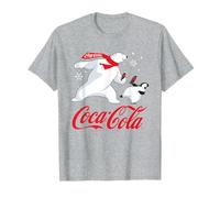 Coca Cola Oso Polar & Pingüino Navidad Camiseta