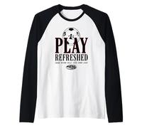 Coca-Cola Play Refreshed Football Soccer Ball Classic Logo Camiseta Manga Raglan
