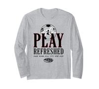 Coca-Cola Play Refreshed Football Soccer Ball Classic Logo Manga Larga