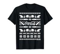Coca-Cola Polar Bear Christmas Sweater Style Camiseta