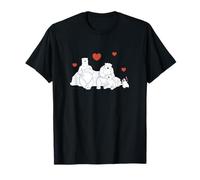 Coca-Cola Polar Bears and Penguin Love Coke Big Chest Logo Camiseta