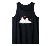 Coca-Cola Polar Bears and Penguin Love Coke Big Chest Logo Camiseta sin Mangas