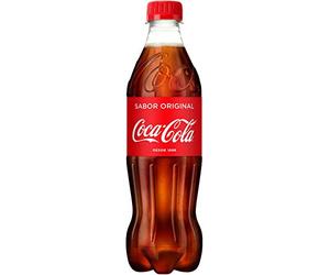 Coca-Cola - Regular, Refresco con gas de cola, 500 ml (Pack de 8), Botella de plástico