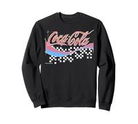 Coca-Cola Retro Gradient Checked Sketch Sudadera