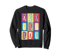 Coca-Cola Retro Pop Art Cans Vintage Graphic Sweatshirt Sudadera