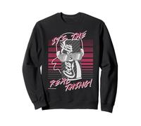 Coca-Cola Retro Real Thing Rock out Can Graphic Sweatshirt Sudadera