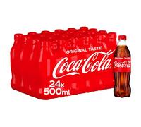 Coca-Cola Sabor Original - Refresco de Cola - Botella 500 Ml Pack de 24