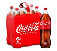 Coca-Cola Sabor Original, Refresco de Cola - Pack 6 Botellas 2 L