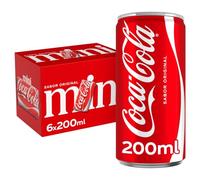 Coca-Cola Sabor Original Refresco de Cola Pack 6 Mini 200 ml