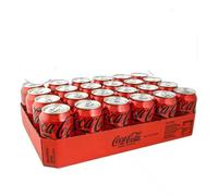 Coca Cola Sabor Original Refresco de cola Pack de 24*330 ml,Coca-Cola Zero Azúcar lata 24*330ml