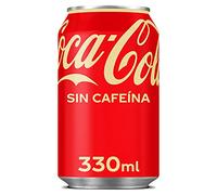 Coca-Cola Sabor Original Sin Cafeína - Refresco de cola - Pack 24 latas 330 ml