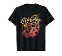 Coca-Cola Summer Tour '86 Warm Gradient Retro Poster Camiseta