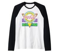 Coca-Cola The Official Soft Drink of Summer Retro Logo Camiseta Manga Raglan