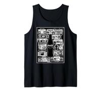 Coca-Cola The Pause That Refreshes Vintage Boombox Collage Camiseta sin Mangas