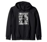 Coca-Cola The Pause That Refreshes Vintage Boombox Collage Sudadera con Capucha