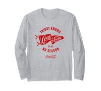 Coca-Cola Thirst Knows Flag ATL. Ga No Season Classic Logo Manga Larga