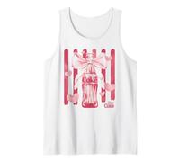 Coca-Cola Valentine's Day Glass Diet Coke Bottle with Bow Camiseta sin Mangas