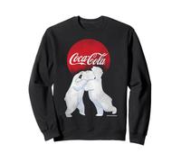 Coca-Cola Vintage Christmas Polar Bear Hug Sweatshirt Sudadera