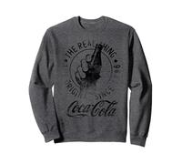 Coca-Cola Vintage Faded Real Thing Bottle Graphic Sweatshirt Sudadera