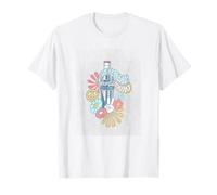 Coca-Cola Vintage Retro Flowers It's The Real Thing Camiseta
