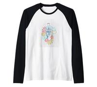 Coca-Cola Vintage Retro Flowers It's The Real Thing Camiseta Manga Raglan