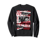 Coca-Cola Vintage Ripped Music Posters Collage Sudadera