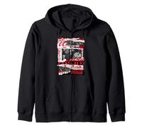 Coca-Cola Vintage Ripped Music Posters Collage Sudadera con Capucha