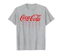 Coca Cola World Cup - Pelotas de fútbol, Color Rojo Camiseta, Hombre, Gris Jaspeado, 4XL