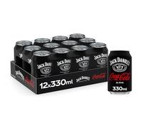 Coca-Cola y Jack Daniel's, Combinado con Whiskey, Pack 12 x 330 ml