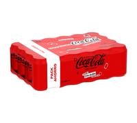 Coca-Cola Zero Az?car, Refresco de Cola sin Az?car, sin Calor?as - Pack 24 Latas 330 ml