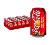 Coca-Cola Zer, Refresco de Colasin Azúcar sabor Limón - Pack 24 latas de 330 ml