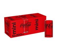 Coca-Cola Zero Azúcar Refresco de Cola Pack 10 Mini 200 ml