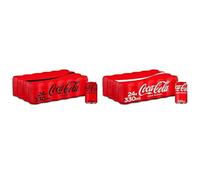Coca-Cola Zero Azúcar, Refresco de Cola sin Azúcar, sin Calorías - Pack 24 Latas 330 ml + Coca-Cola Sabor Original - Refresco de cola - Pack de 24 Latas 330 ml