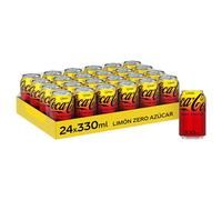 Coca-Cola Zero Limón, Refresco de Cola Zero Azúcar - Pack 24 latas de 330 ml