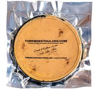 Coca de Turrón blando de Jijona artesanal de 200 gramos. Ingredientes: Almendra, Miel, Huevo, azúcar y canela. Con Denominación de Origen y Protegida por la IGP.