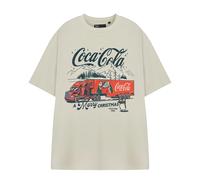 CocaCola Camiseta A Merry Christmas de Manga Corta para Mujer (NS9703)