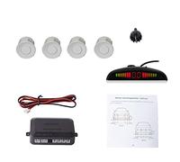 Cocar Coche Auto Vehículo Visual Reserva Radar Sistema con 4 Estacionamiento Sensores + Distancia Info Vídeo Salida + Sonido Advertencia (Blanco Color)