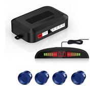 Cocar Coche Auto Vehículo Visual Reserva Radar Sistema con 4 Estacionamiento Sensores + Distancia Info Vídeo Salida + Sonido Advertencia (Azul Color)