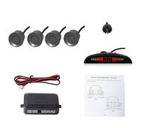 Cocar Coche Auto Vehículo Visual Reserva Radar Sistema con 4 Estacionamiento Sensores + Distancia Info Vídeo Salida + Sonido Advertencia (Gris Color)