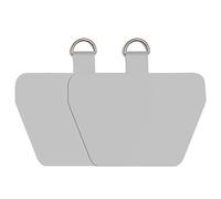 COCASES 2 Inserciones de Repuesto para la Cadena del teléfono móvil Adecuado para la mayoría de los teléfonos Inteligentes (Gris)