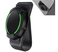 COCASES Soporte compatible con Ooono Co-Driver No2, parasol clip de piel para Ooono NO2 (negro)