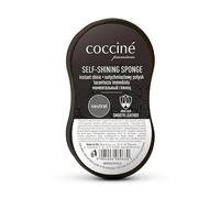 Coccine - Esponja para limpiar zapatos, esponja brillante para zapatos de piel, tamaño compacto de viaje para zapatos de cuero, esponja limpia y aporta brillo, Transparente/Neutral, talla única