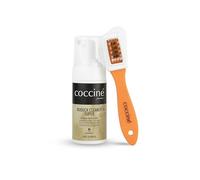 Coccine - Juego de champú y cepillo para zapatos, espuma de limpieza para ante y nobuck, champú para zapatos de ante, espuma de cuidado para diferentes tipos de suciedad