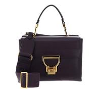 COCCINELLE Arlettis Signature Handbag Grained Leather Prune