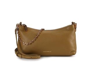 Coccinelle Aura Bolsa de hombro Piel 21.5 cm marrón