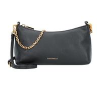 Coccinelle Aura Bolsa de hombro Piel 21.5 cm negro