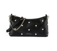 Coccinelle Aura Bolsa de hombro Piel natural 22 cm negro