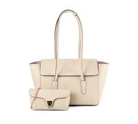 Coccinelle Beat Bolsa de hombro Piel natural 33 cm beige